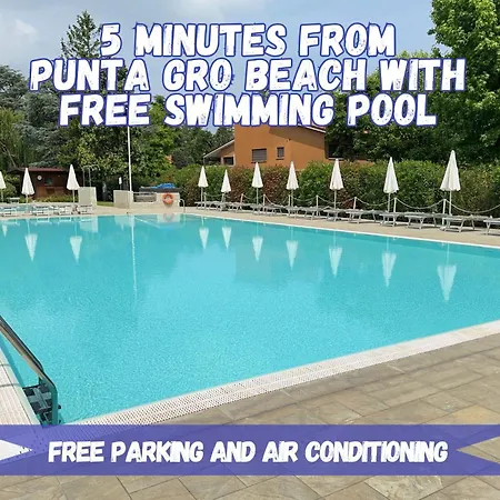 Free Swimming Pool, 5 Min From Punta Gro Lägenhet Sirmione